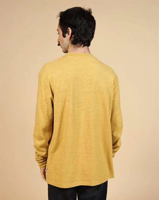 Globe Men's Hemp T-shirt - Honey Yellow